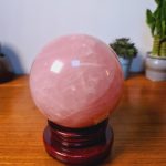 Quả Cầu Thạch Anh Hồng Sao Qcpt0015 4