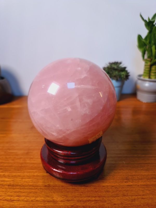 Quả Cầu Thạch Anh Hồng Sao Qcpt0015 2