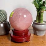 Quả Cầu Thạch Anh Hồng Qcpt0017 4