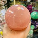 Quả Cầu Thạch Anh Hồng Sao Qcpt0016 6