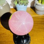 Quả Cầu Thạch Anh Hồng Sao Qcpt0016 5