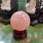 quả cầu thạch anh hồng 3.72kg