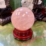 Quả Cầu Thạch Anh Hồng Qcpt0010 2