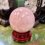 Quả Cầu Thạch Anh Hồng Qcpt0009 2