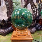 Quả Cầu Thạch Anh Xanh Dâu Tây Qcpt0014 2