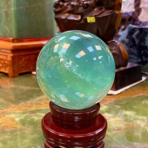 quả cầu fluorit xanh 3kg