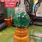 Quả Cầu Thạch Anh Xanh Dâu Tây Qcpt0013 3