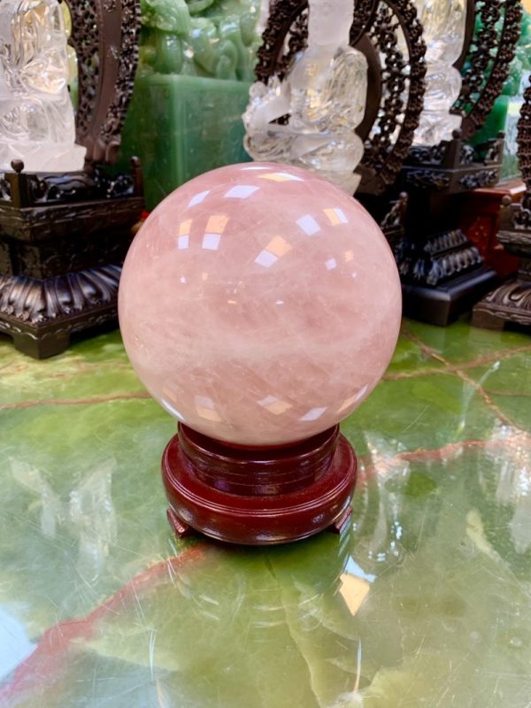qua-cau-thach-anh-hong-QCPT12 quả cầu thạch anh hồng 4.1kg
