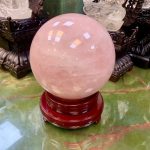 quả cầu thạch anh hồng 4a 5.5kg