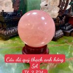 Quả Cầu Thạch Anh Hồng Qcpt0012 3