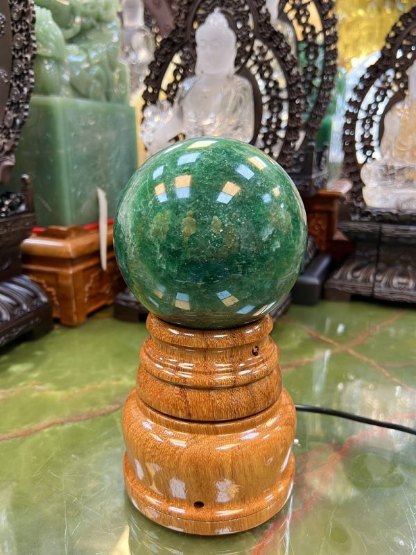 quả cầu thạch anh tuyết dâu tây